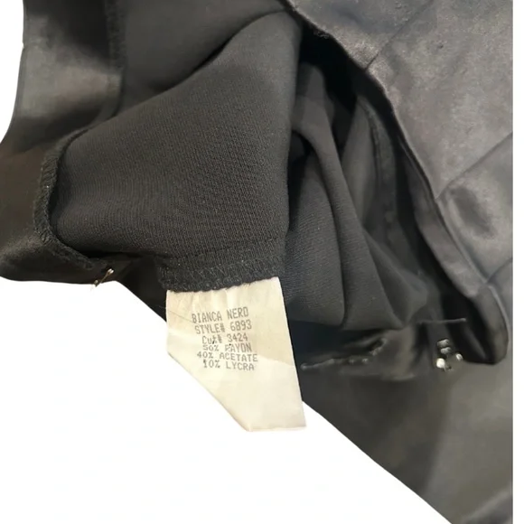 Maria Bianca Nero Black Luxe Straight Leg Pants | Size M - Picture 4 of 6